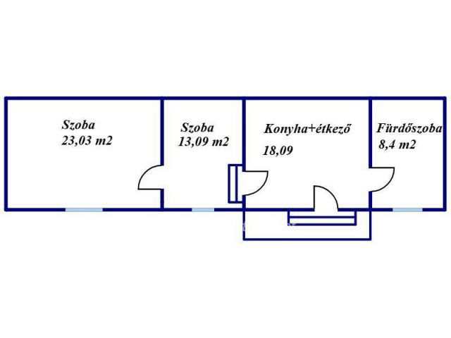 Eladó családi ház, Kiskassán 11.5 M Ft, 2 szobás