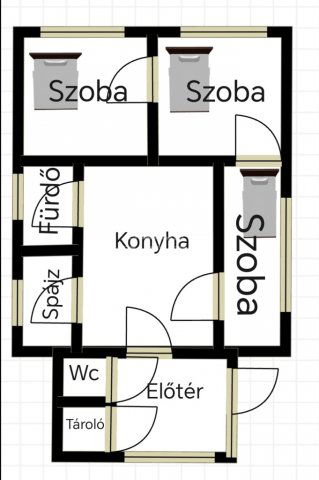 Eladó családi ház, Veresegyházon 88.5 M Ft, 3 szobás