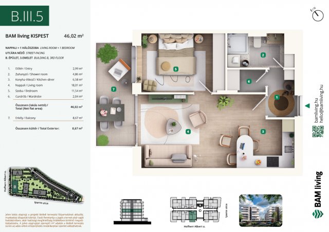 Eladó téglalakás, Budapesten, XIX. kerületben, Iparos utcában
