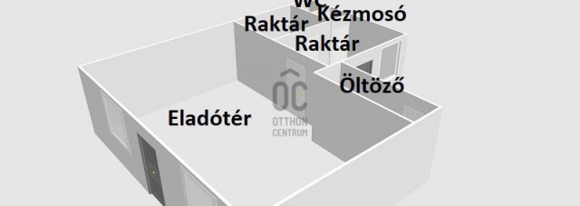Eladó üzlethelyiség, Pápán 41.9 M Ft / költözzbe.hu
