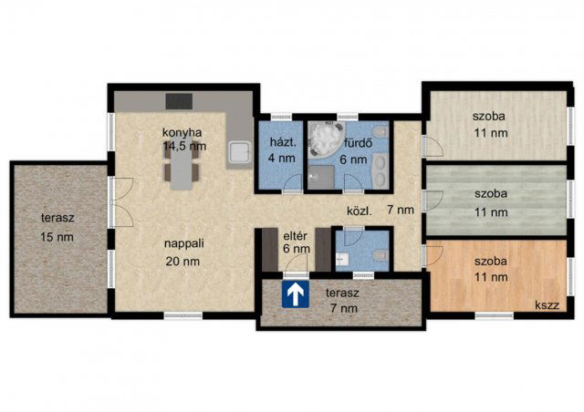 Eladó családi ház, Szegeden 102 M Ft, 4 szobás