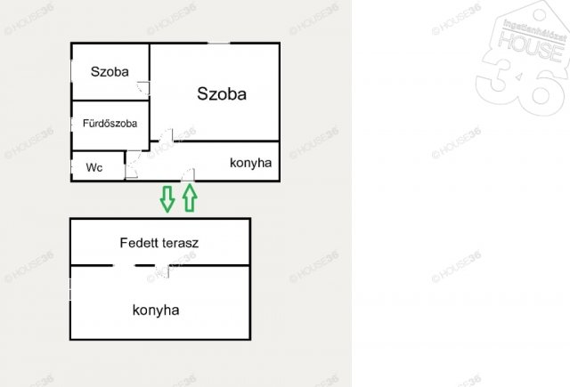 Eladó családi ház, Kiskunfélegyházán 31.3 M Ft, 2 szobás