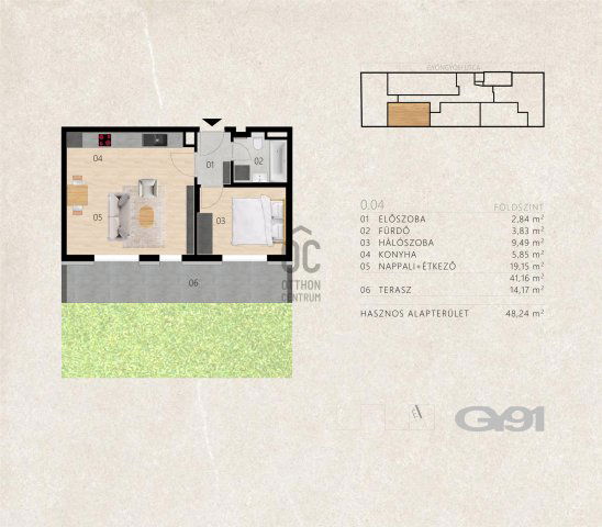 Eladó téglalakás, Budapesten, XIII. kerületben 73.8 M Ft