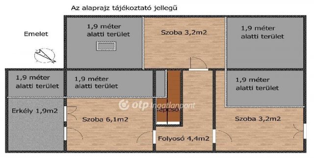 Eladó ikerház, Szigethalmon 54.9 M Ft, 1+3 szobás