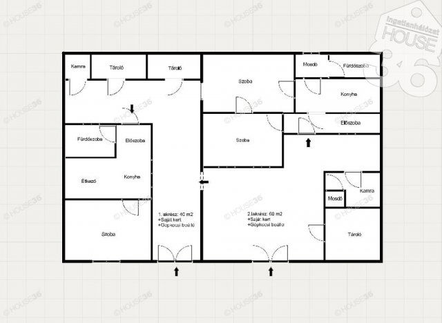 Eladó családi ház, Kecskeméten 59.8 M Ft, 3 szobás