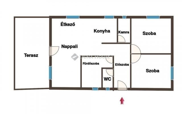 Eladó téglalakás, Pécsett 68.9 M Ft, 3 szobás