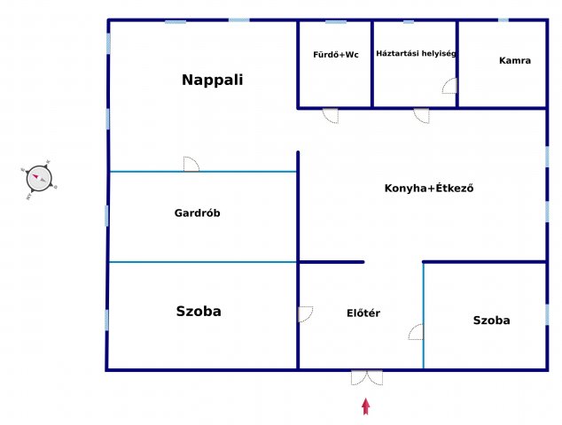 Eladó családi ház, Monoron 50 M Ft, 3+2 szobás