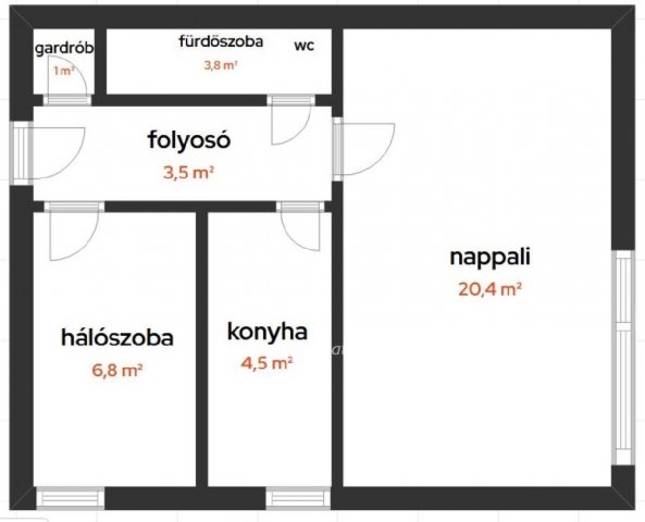 Eladó panellakás, Budapesten, XV. kerületben 39 M Ft, 1+1 szobás