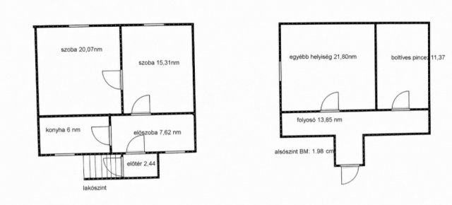 Eladó családi ház, Mátraverebélyen 7.5 M Ft, 2 szobás