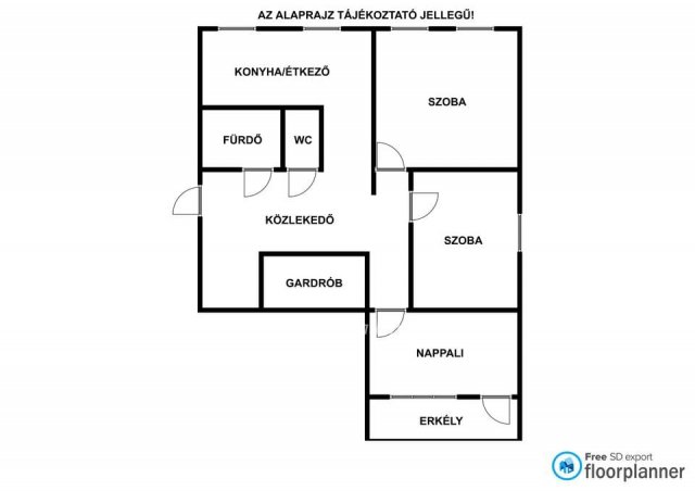 Eladó panellakás, Cegléden 39.9 M Ft, 2+1 szobás