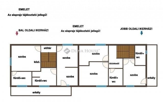Eladó ikerház, Budapesten, XVIII. kerületben 139.5 M Ft, 6 szobás