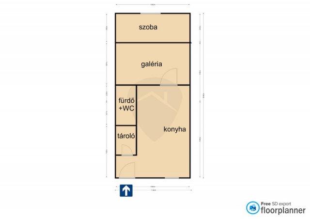 Eladó téglalakás, Budapesten, VIII. kerületben 48.5 M Ft