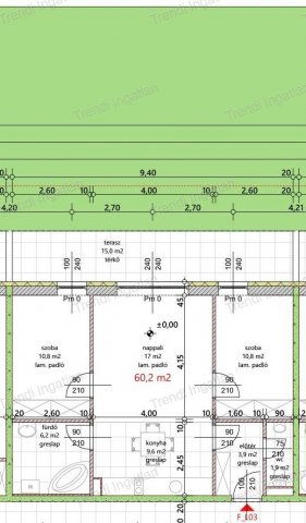 Eladó téglalakás, Győrött 60.998 M Ft, 3 szobás