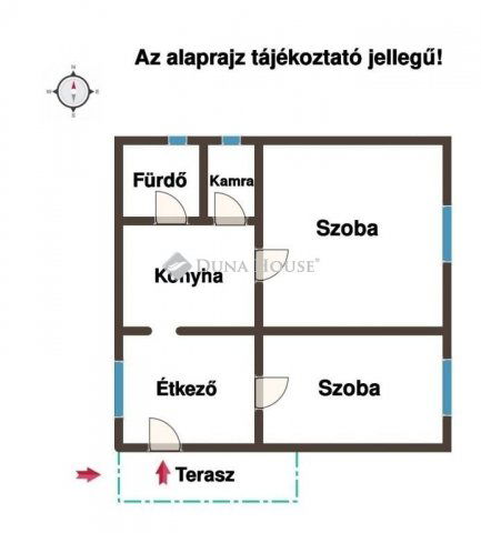 Eladó családi ház, Pusztaszabolcson 45 M Ft, 2 szobás