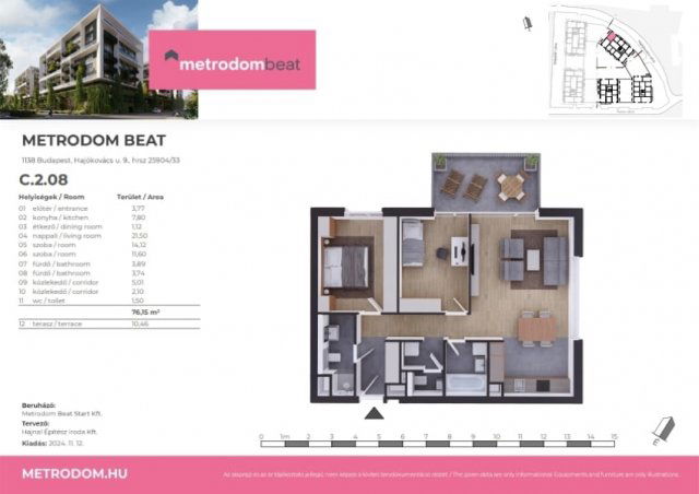 Eladó téglalakás, Budapesten, XIII. kerületben, Turóc utcában