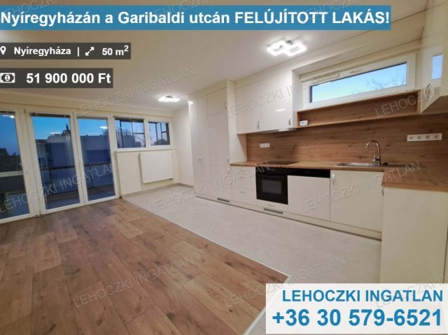 Eladó téglalakás, Nyíregyházán 51.9 M Ft, 2 szobás