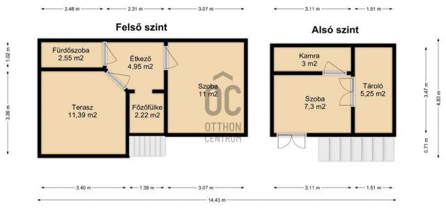 Eladó családi ház, Zalaegerszegen 11.29 M Ft, 2 szobás