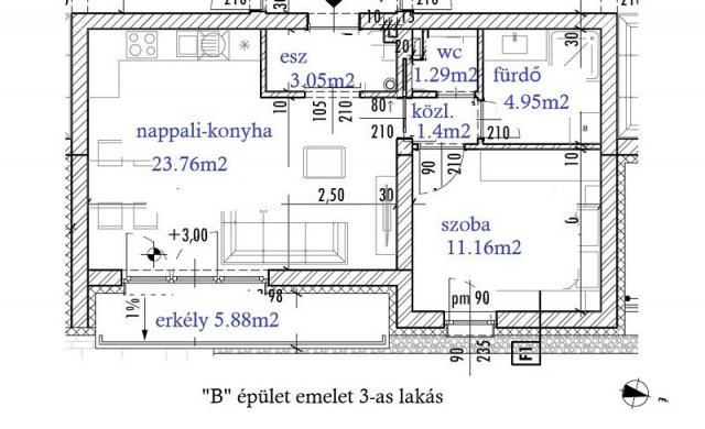 Eladó téglalakás, Érden 64.9 M Ft, 2 szobás
