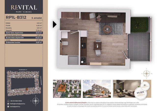 Eladó téglalakás, Budapesten, XI. kerületben, Fehérvári úton