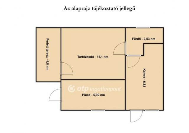 Eladó nyaraló, Szigetszentmiklóson 19.9 M Ft, 1 szobás
