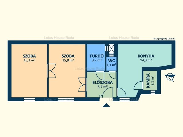 Eladó téglalakás, Budapesten, XII. kerületben 95 M Ft, 2 szobás