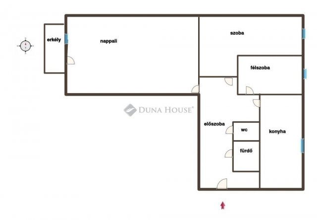 Eladó panellakás, Kecskeméten 48.7 M Ft, 3 szobás