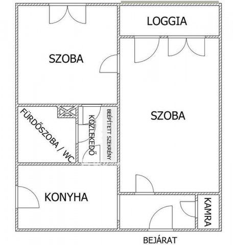 Eladó téglalakás, Egerben 45 M Ft, 2 szobás