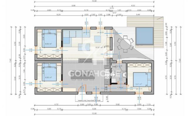 Eladó családi ház, Veszprémben 34.229 M Ft, 1+3 szobás