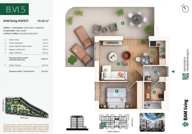 Eladó téglalakás, Budapesten, XIX. kerületben, Iparos utcában