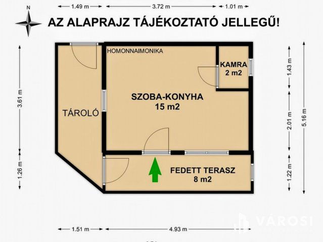 Eladó nyaraló, Békéscsabán 5.9 M Ft, 1 szobás