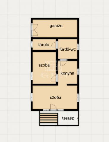 Eladó családi ház, Pécsett 35 M Ft, 2 szobás