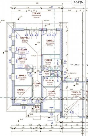 Eladó családi ház, Dabason 139.99 M Ft, 5 szobás