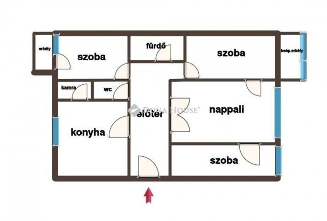 Eladó téglalakás, Kecskeméten 69.9 M Ft, 4 szobás