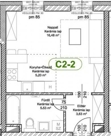 Eladó téglalakás, Levélen 33.9 M Ft, 1 szobás