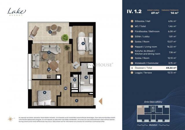 Eladó téglalakás, Keszthelyen 118 M Ft, 3 szobás