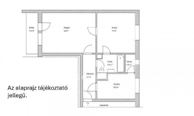 Eladó téglalakás, Budapesten, XI. kerületben 79.9 M Ft, 2 szobás