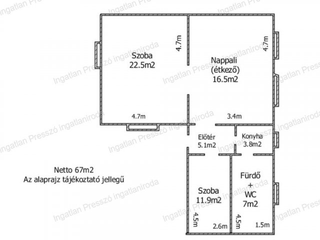 Eladó családi ház, Tapolcán 32.5 M Ft, 2 szobás