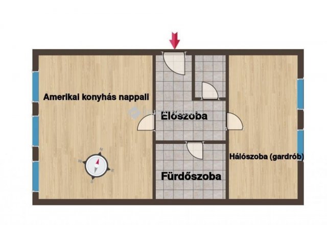 Kiadó téglalakás, albérlet, Pécsett 250 E Ft / hó, 2 szobás