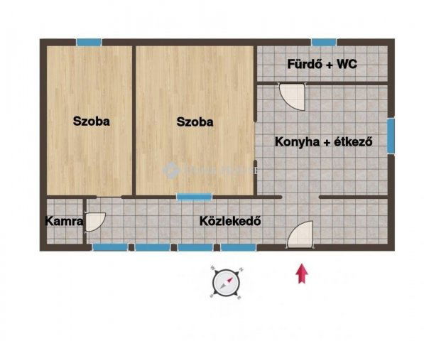 Eladó családi ház, Bodajkon 29.9 M Ft, 2 szobás