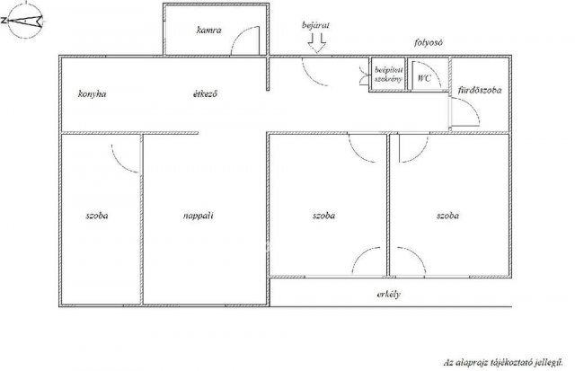 Eladó téglalakás, Tapolcán 66 M Ft, 3 szobás