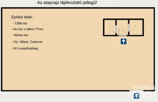 Eladó telek, Hódmezővásárhelyen 31.5 M Ft, 2 szobás