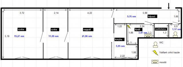 Eladó téglalakás, VIII. kerületben, Diószegi Sámuel utcában