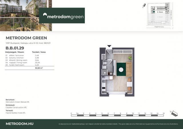 Eladó téglalakás, Budapesten, IX. kerületben, Vaskapu utcában