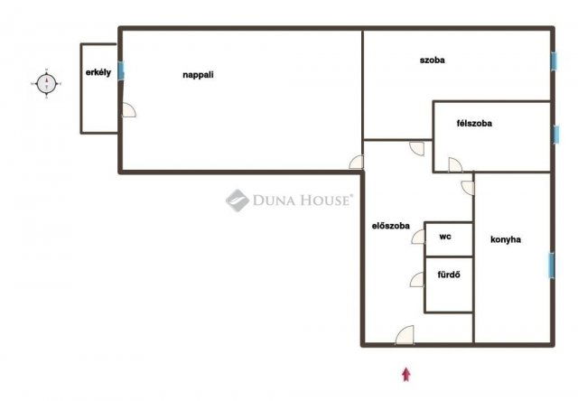 Eladó panellakás, Kecskeméten 48.7 M Ft, 3 szobás