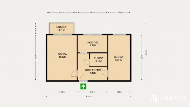 Kiadó panellakás, albérlet, Szegeden 180 E Ft / hó, 2 szobás