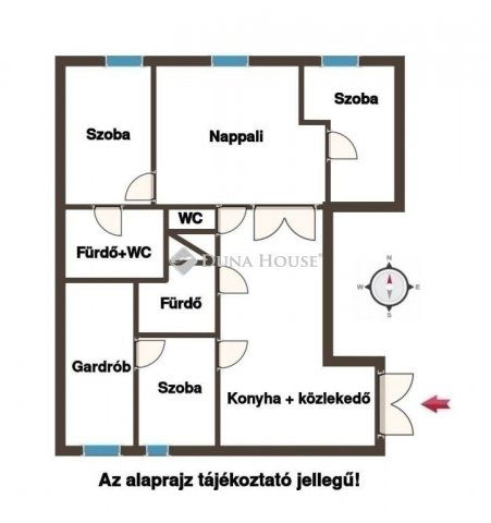 Eladó téglalakás, Budapesten, XIII. kerületben 164 M Ft