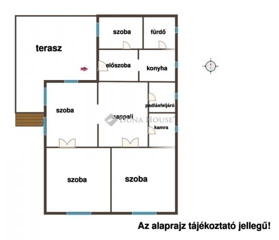 Eladó nyaraló, Tápiószecsőn 59.9 M Ft, 5 szobás
