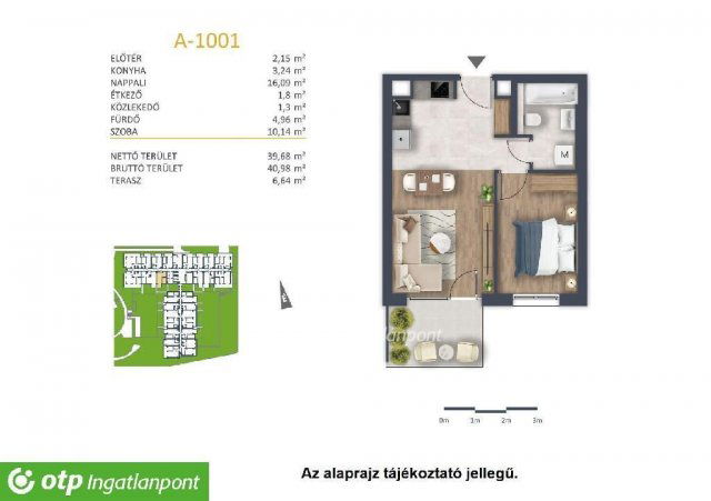 Eladó téglalakás, Budapesten, XI. kerületben 89.7 M Ft, 2 szobás