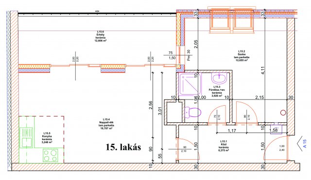 Eladó téglalakás, Nyíregyházán, Vasgyár utcában 48.653 M Ft