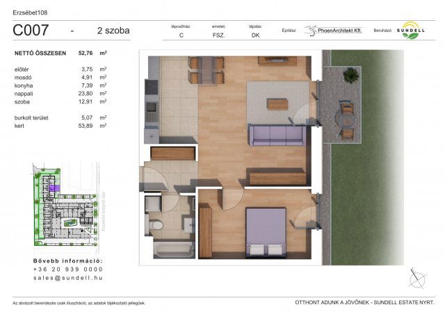 Eladó téglalakás, XIV. kerületben, Erzsébet királyné útján